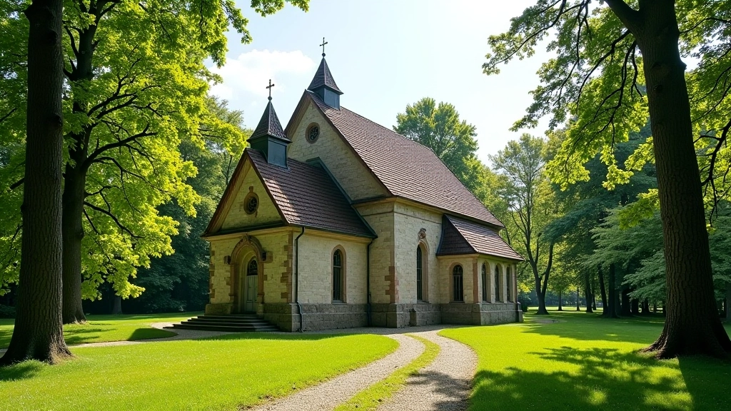 Barokní kaplička v přírodě